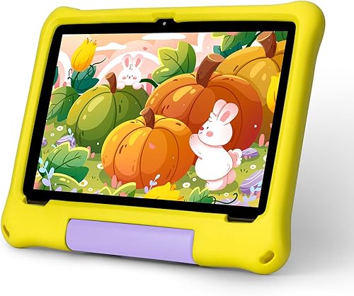 paitanry Tabletas Android 15  Tableta para niños de 10 pulgadas con funda, Octa-Core, 8 GB+64 GB de almacenamiento (expandible a 1 TB), cámara dual,
