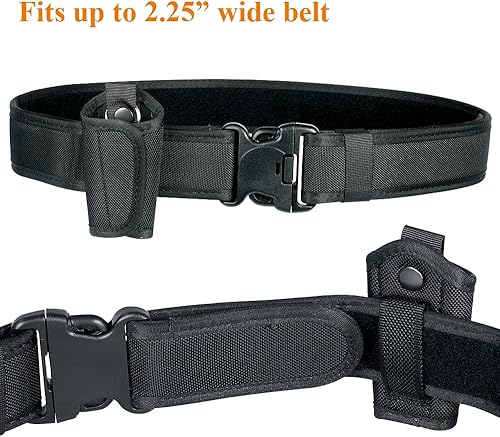 Miniatura 10 de TAFTACFR Slient - Soporte para llaves para cinturón de servicio, duradero, policial, táctico, silencioso, bolsa