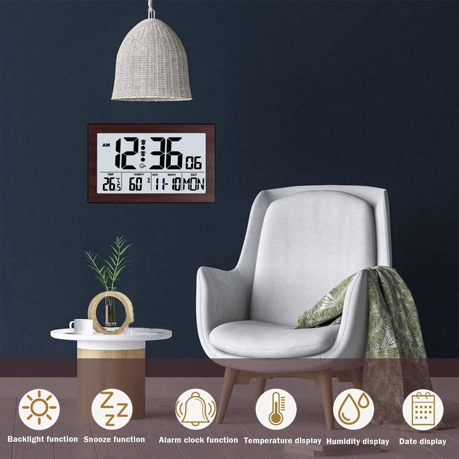Minimalistisch - Op batterij - Kleine - Digitale - Tafelklokken kopen