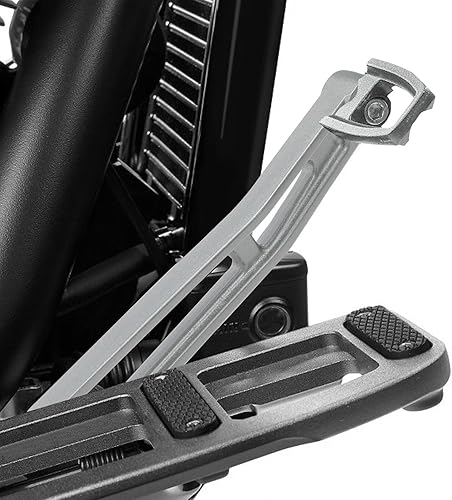 Miniatura 3 de TCMT Palanca de Freno Compatible con Harley Touring Road King Street Glide Road Glide Electra Glide Ultra Limited Tri Glide 2014-2023 Gris Metalizado