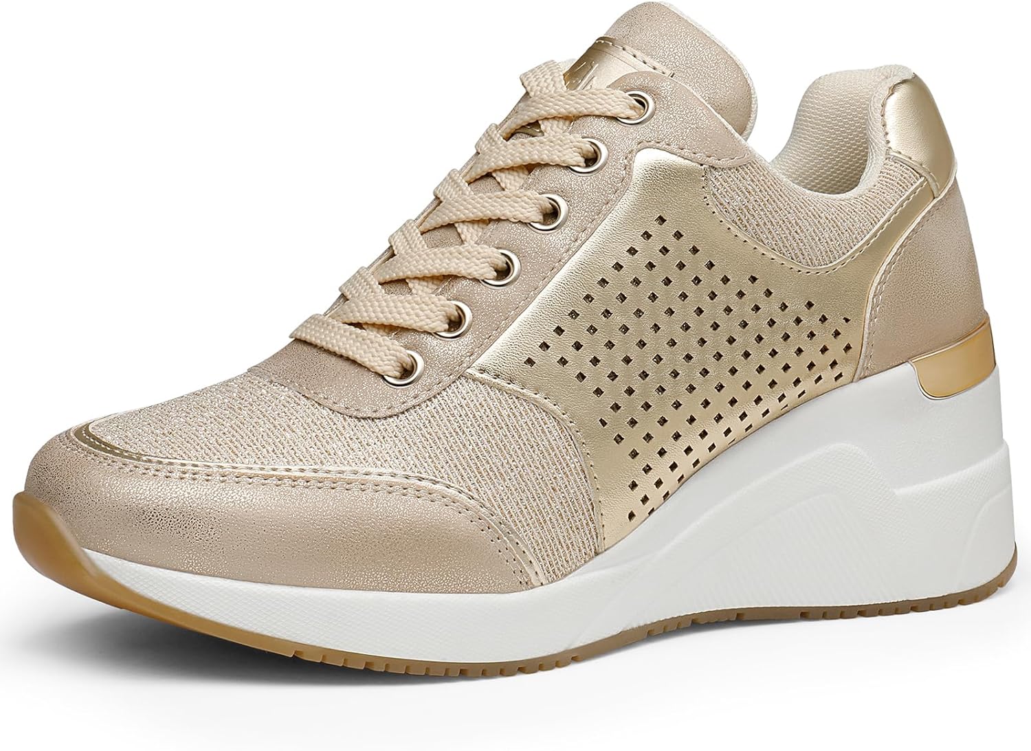 Cestfini Wedge Sneakers for Women – Wedge Tennis Shoes Non-Slip Women Fashion Sneakers