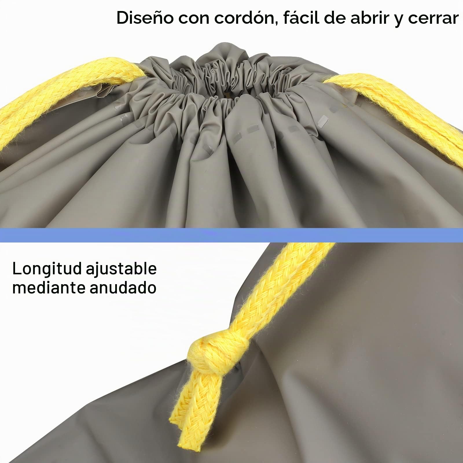 Annhao Bolsa Impermeable con Cordón, 10 Pcs Bolsas Cuerdas Deporte Gimnasio, Bolsa Impermeable Guarderia, Bolsas de Almacenamiento de Viaje para Infantil Adulto para Ropa, Merienda, Zapatos