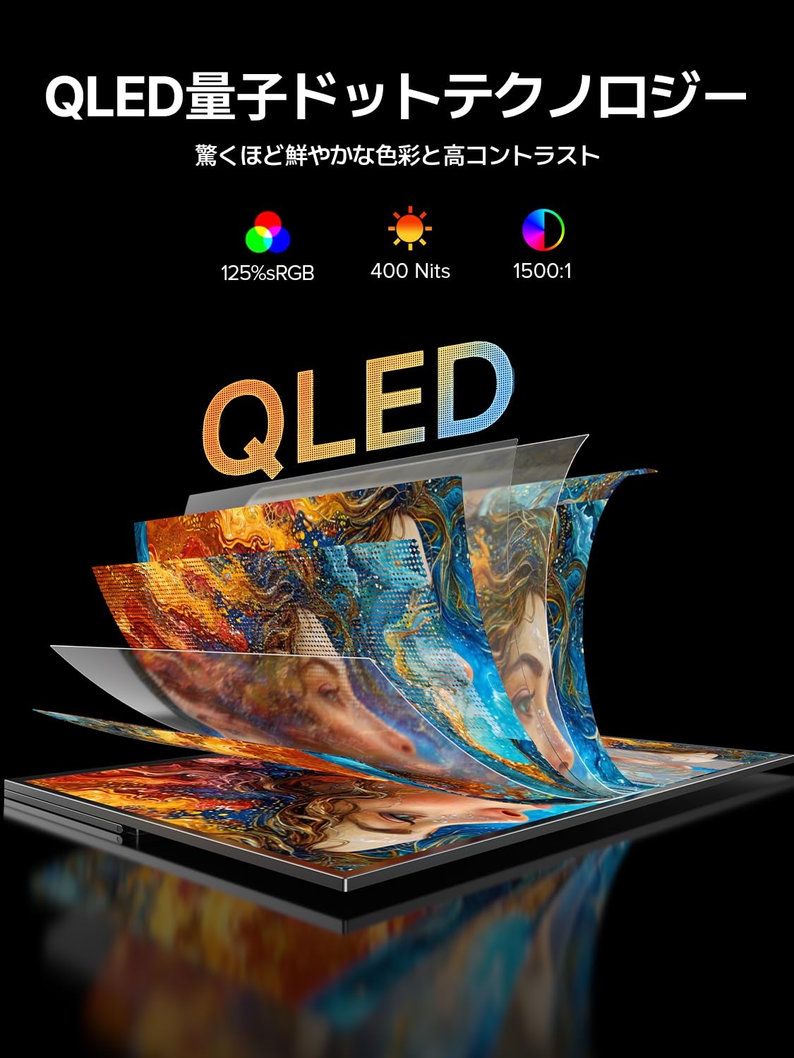 Newsoul モバイルモニター 23.8インチモバイルディスプレイ 120HZ Amazon.co.jp: 23.8インチ QLED モバイルモニター Newsoul モバイル