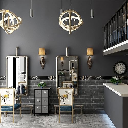 Miniatura 7 de Papel tapiz gris de 24 x 118 pulgadas, color gris, autoadhesivo, pelar y pegar, papel tapiz adhesivo gris, impermeable, extraíble, decorativo, para