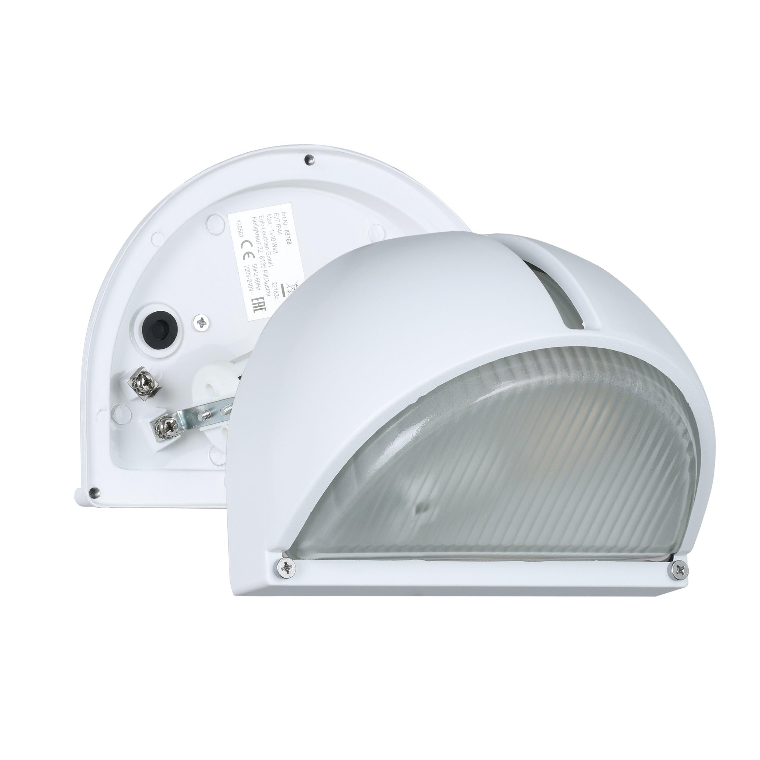 Eglo Lampada da parete esterna Onja, 1 fiamma, faretto da esterno in