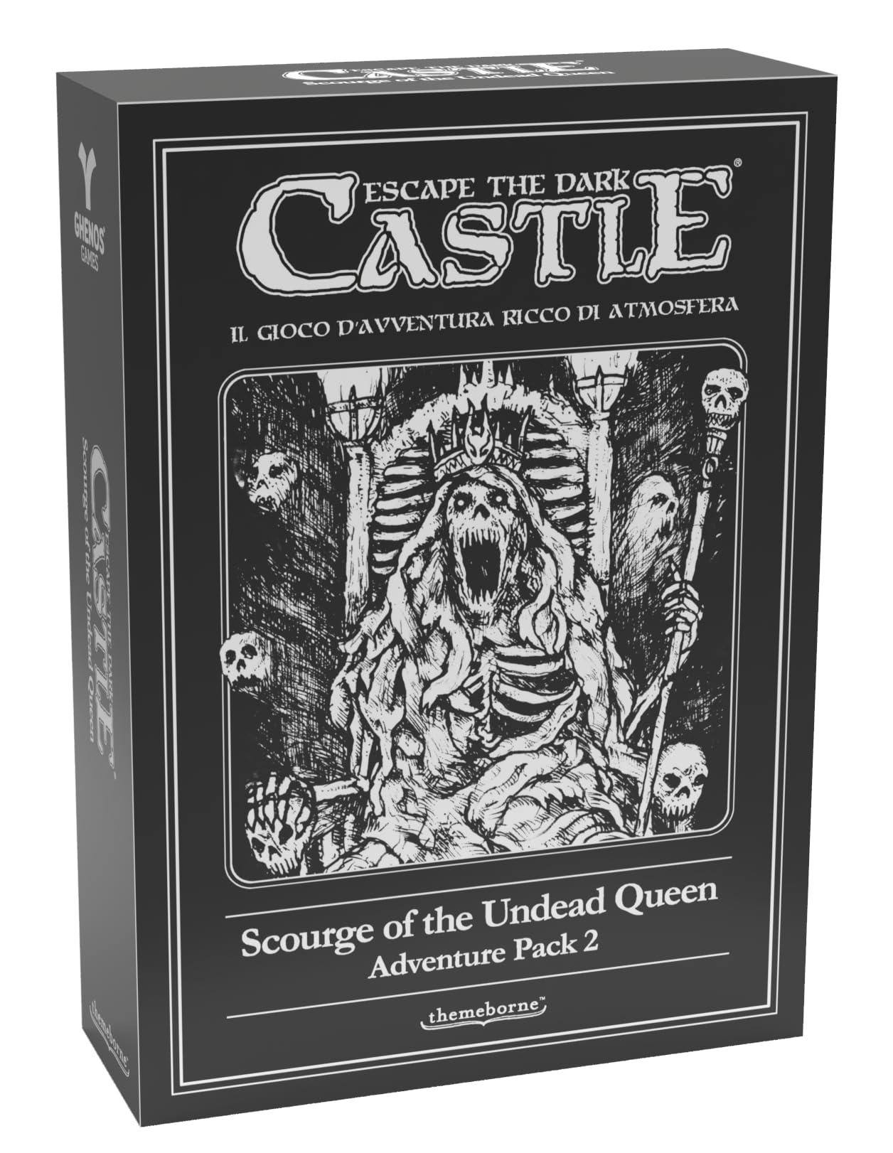 Ghenos Games Escape The Dark Castle EXP2 Scourge of the Undead Queen Expansion in Italian