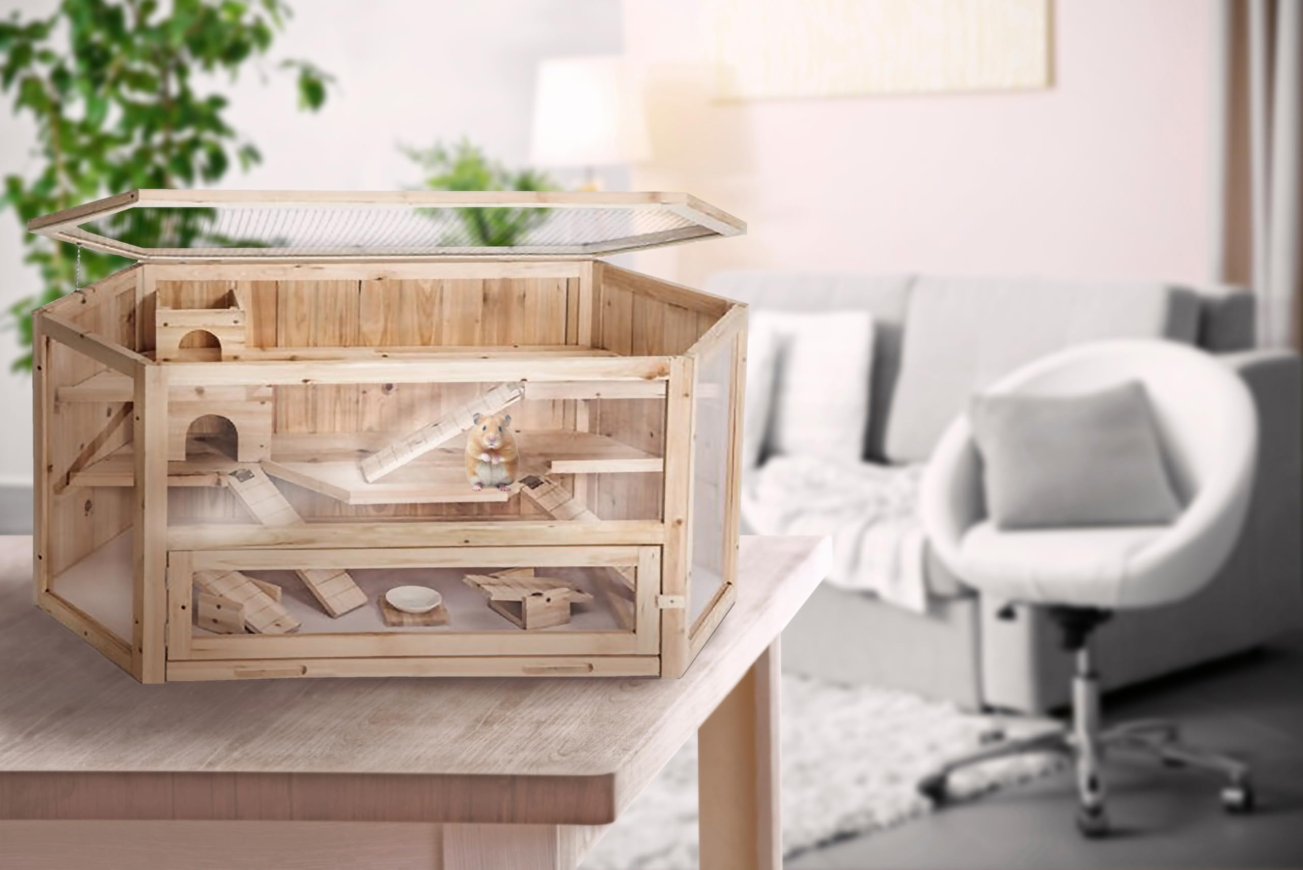 Kleintierkäfig Hamsterkäfig Nagerkäfig Kleingehege HTI living
