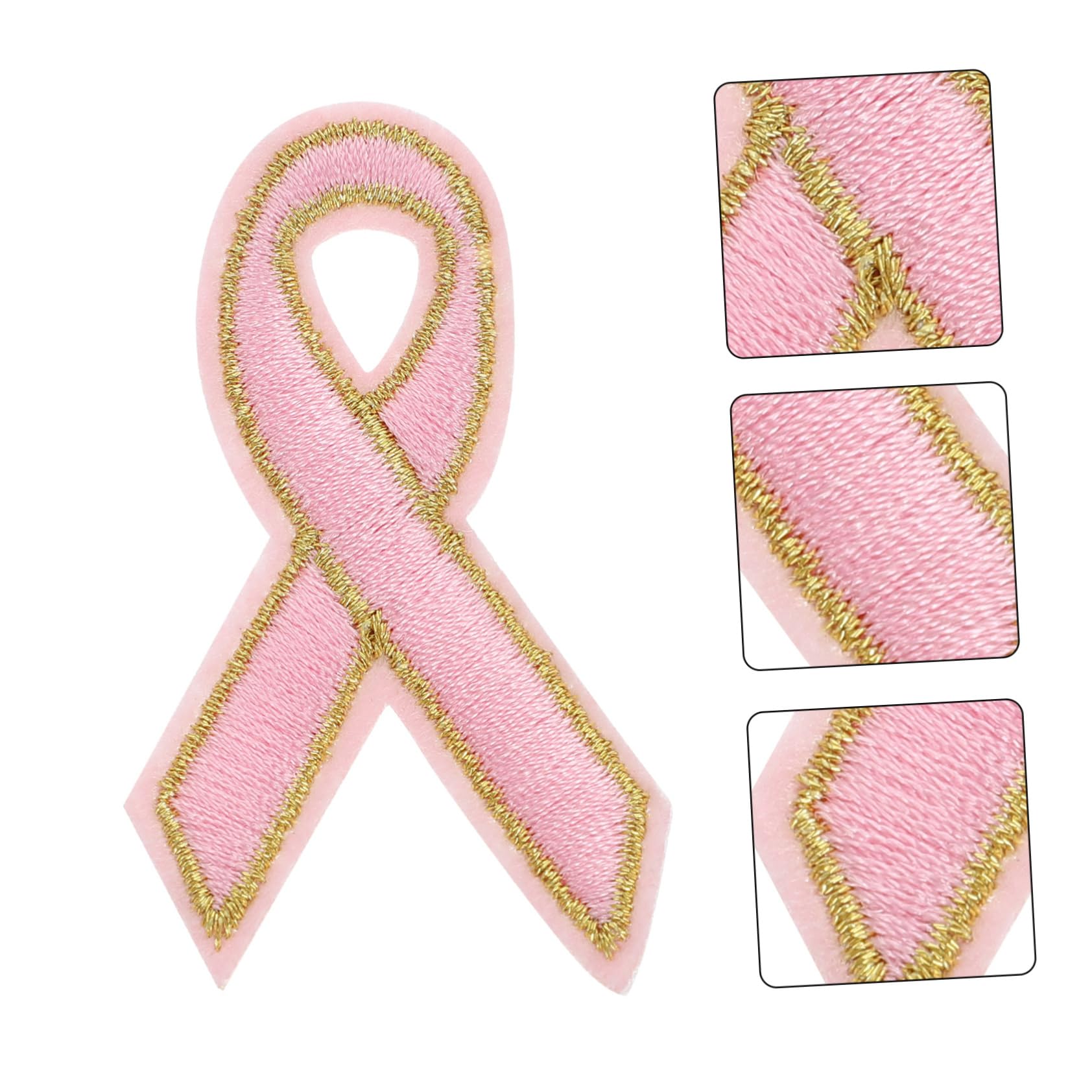 HOMSFOU 3 Set Toppe Decorative Forma Per Consapevolezza Sul Patches Termoadesive Per Abbigliamento Riparazione E Decorazione Dei Vestiti 20 Pezzi * 3