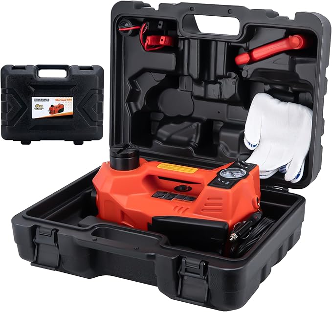 Electric Car Jack Kit 5Ton 12V Electric Jack for SUV Car Change Tires Repair