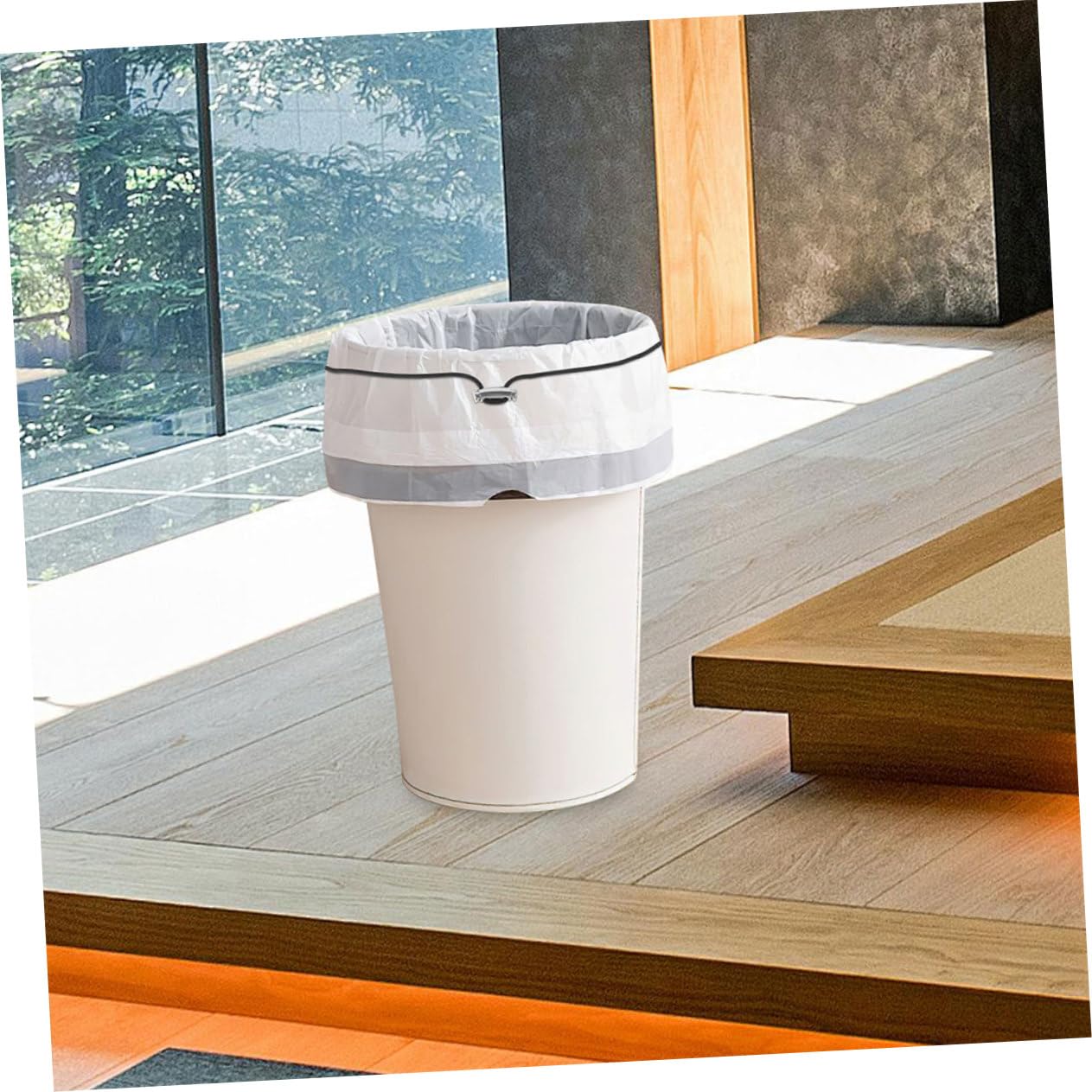TOPBATHY 20 Pz Sacco Della Spazzatura Riparato Fascia Di Fissaggio Per Bidone Della Spazzatura Fascia Portarifiuti Chiusure Per Borsa Da Trasporto Cestino Della Banda Elastico