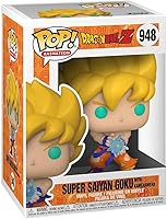 Vista 1 de Funko Pop Animation: Dragon Ball Z - SS Goku with Kamehameha Wave Multicolor, 3.75 Inches - Collectable Vinyl Figure - Gift Idea - Official