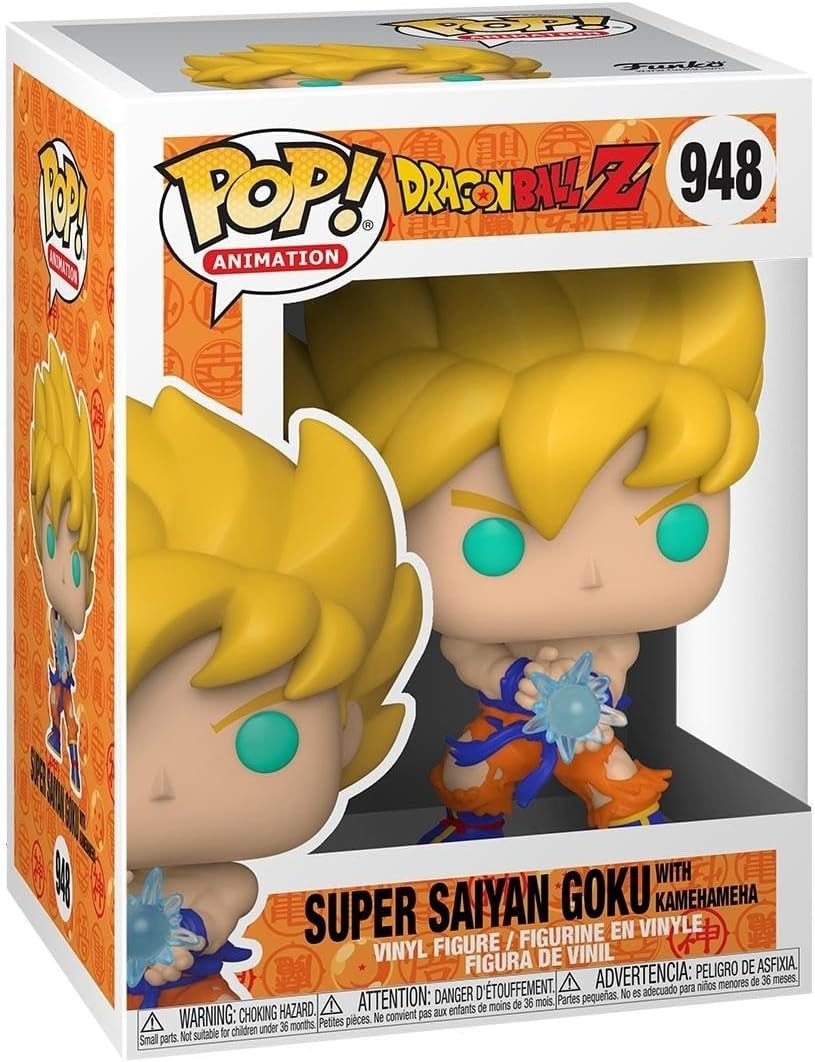 Funko Pop! Animation: DBZ S9- SS Goku With Kamehameha Wave - Dragon Ball - Collectable Vinyl Figure - Gift Idea - Official Merchandise - Toys for Kids & Adults - Anime Fans