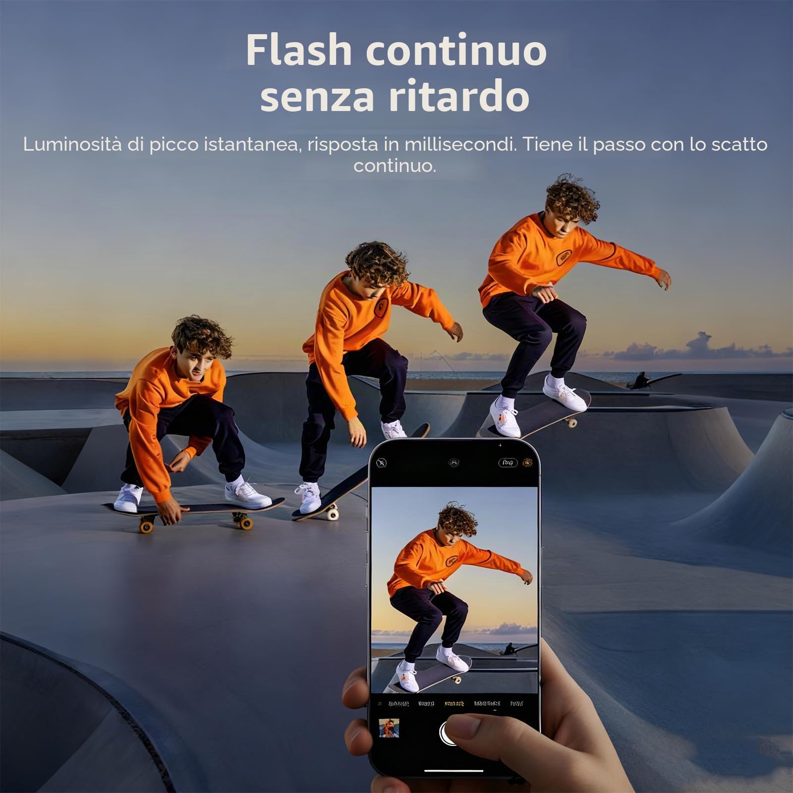 TELESIN C03 Luce Magnetica Selfie per Smartphone Compatibile Magsafe - CRI97 360° LED Anello Luce LED Specchio - Luce Smartphone Ideale per Selfie, Fotografia, Chiamate Zoom e VideoConferenza.