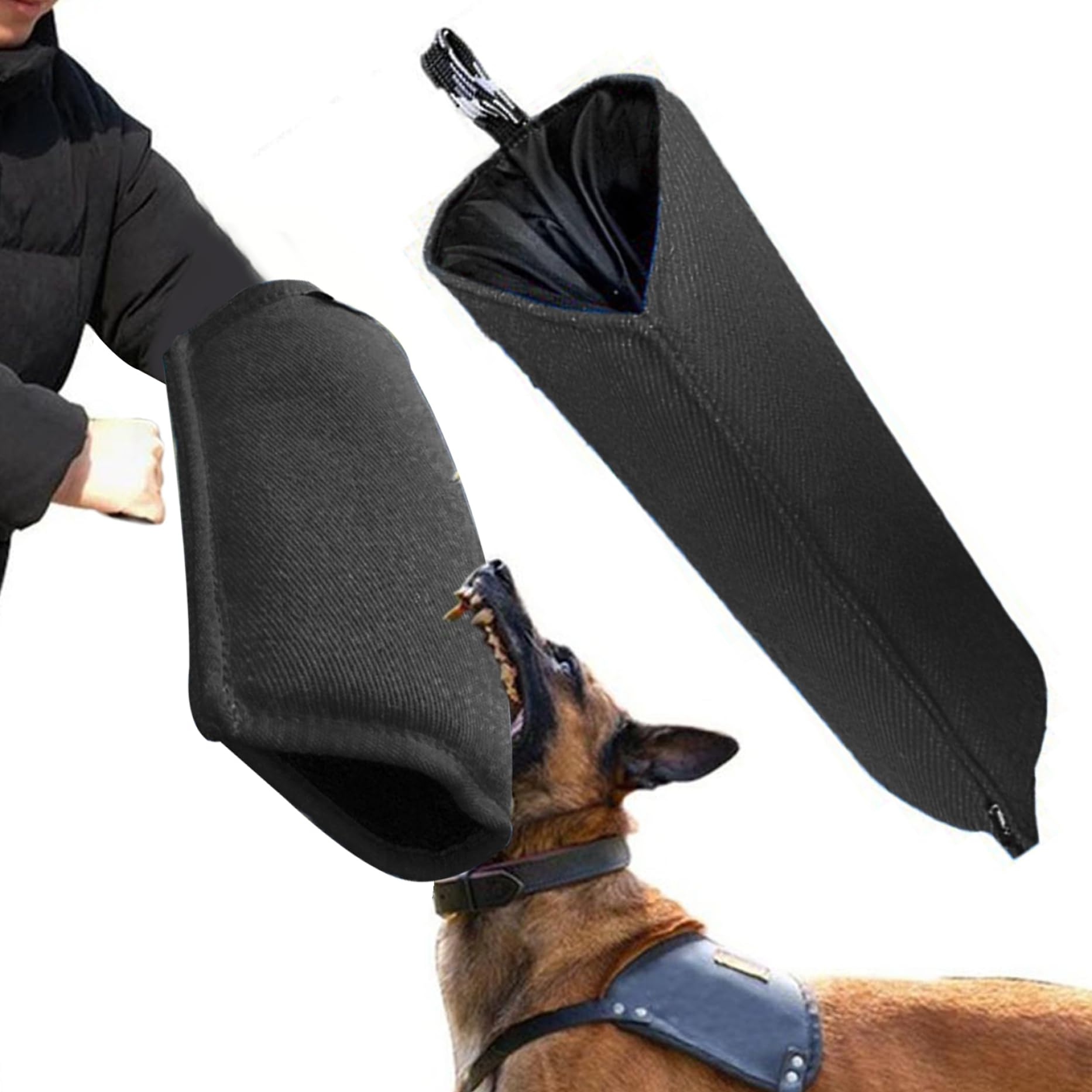 Manche de morsure de chien en jute robuste pour un dressage d'excellence