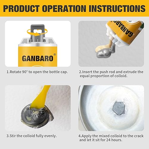 Miniatura 3 de Pegamento de reparación de fundición, pegamento de reparación de metal, relleno de soldadura de metal líquido resistente a altas temperaturas para