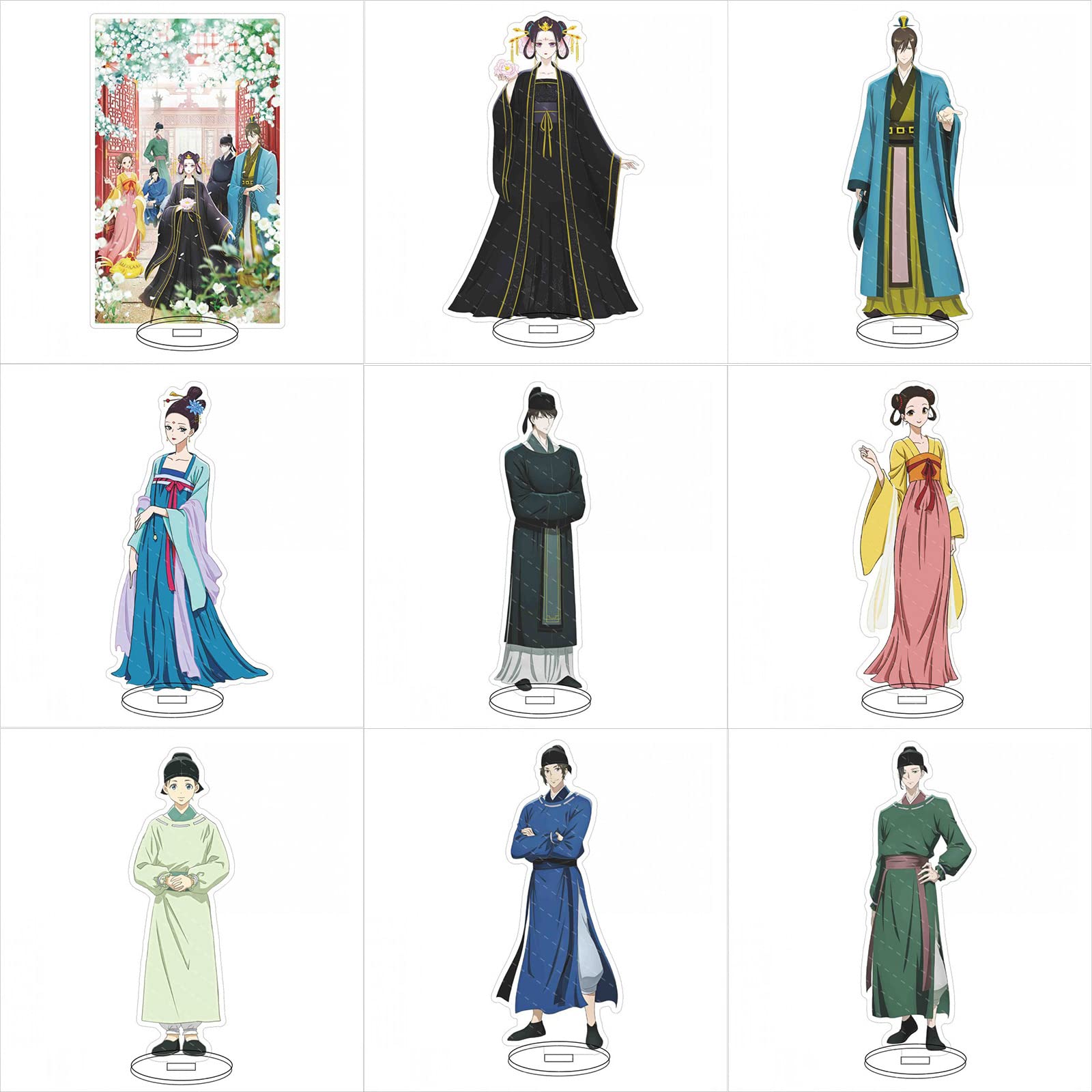 Amazon.co.jp: 後宮の烏 アクリルスタンド 柳寿雪 夏高峻 衛青