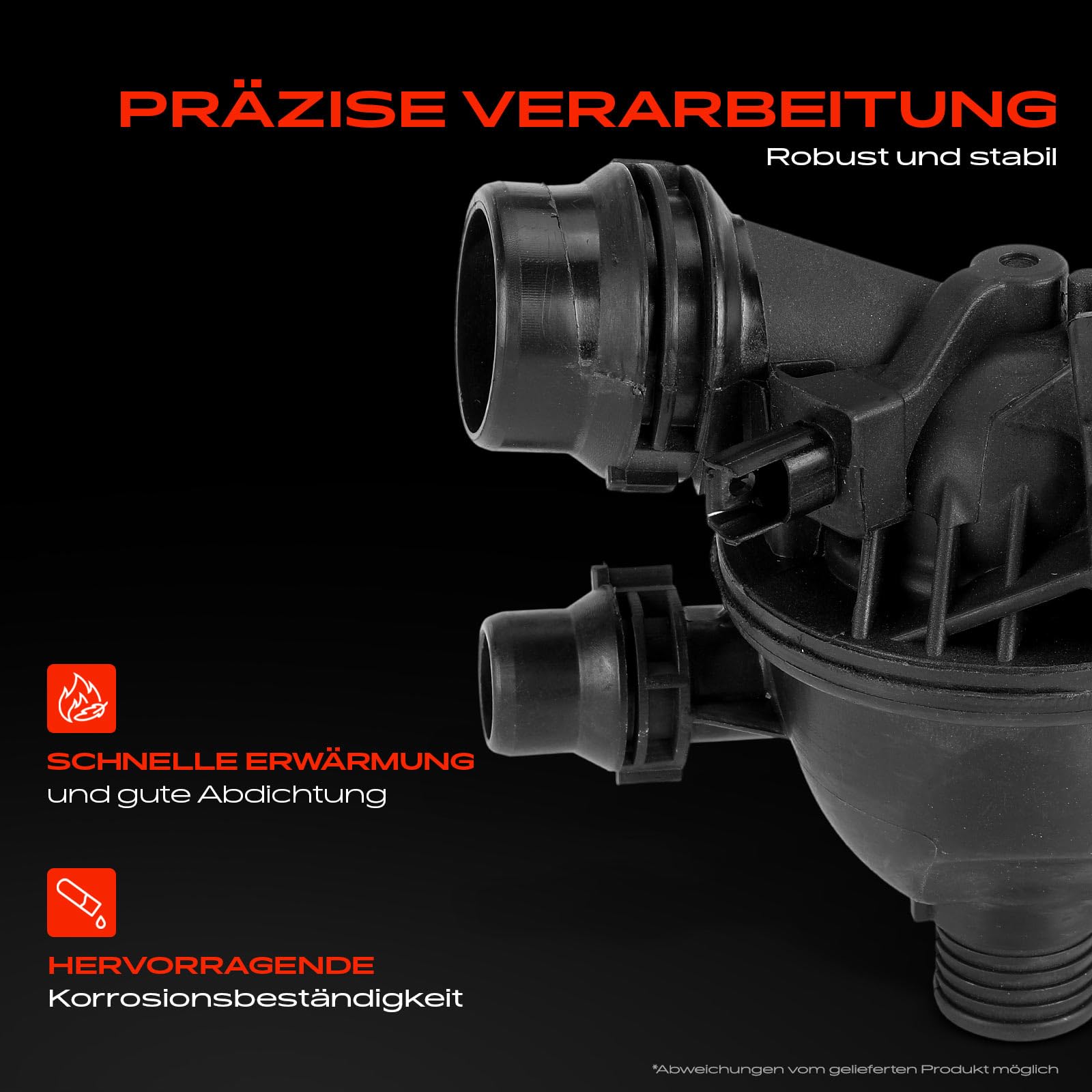 Frankberg Thermostat Kühlmittel 102°C Kompatibel mit 3er Cabriolet E93 318i 320i 2.0L 2006-2013 5er E60 520i 2.0L 2006-2010 1er Coupe E82 120i 2.0L 2007-2013 Replace# 11538671515