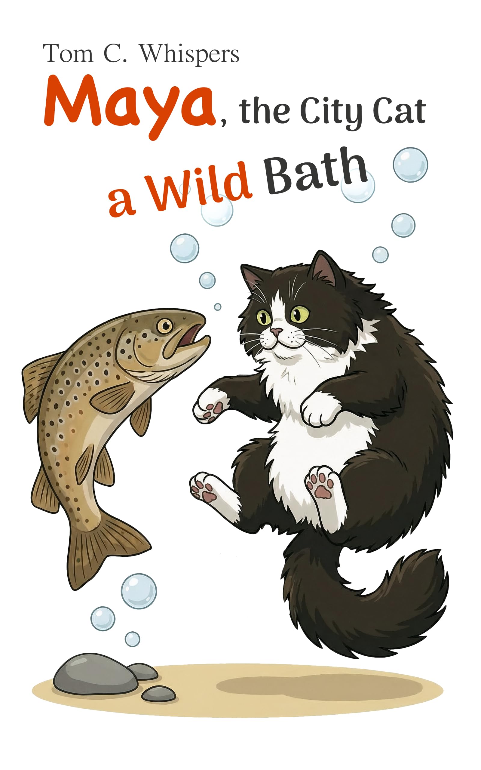 Maya, the City Cat: A Wild Bath