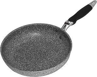 ZHJBD LEIJINGZI Featured Goods Poêle à Manche Anti-bâton en Pierre de marbre avec poignée en bakélite résistante à la Chaleur, Casserole d'oeuf à Induction en Granit, Lave-Vaisselle Coffre-Fort,