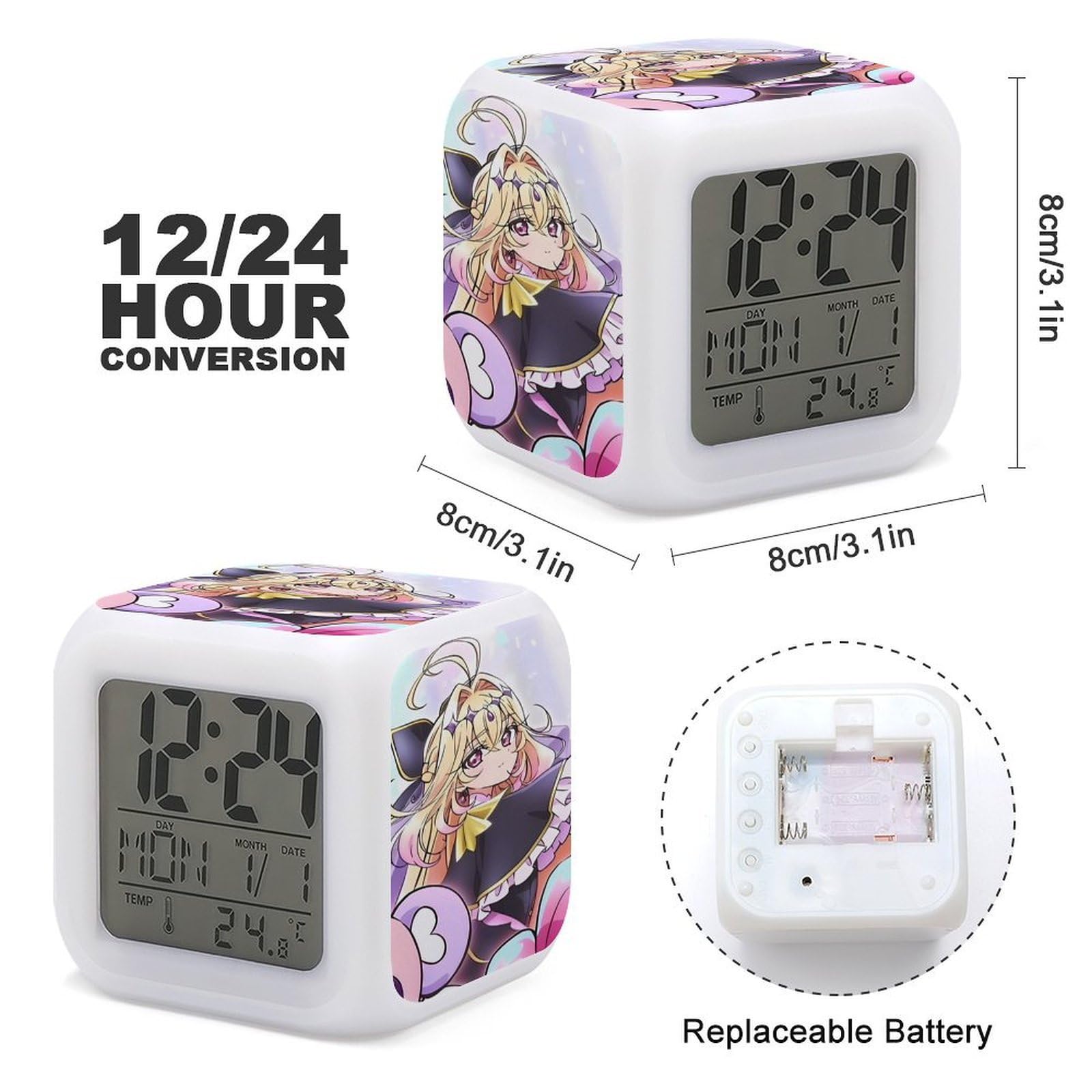 Amazon.co.jp: 名探偵プリキュア！キュアアルカナ・シャドウ 目覚まし
