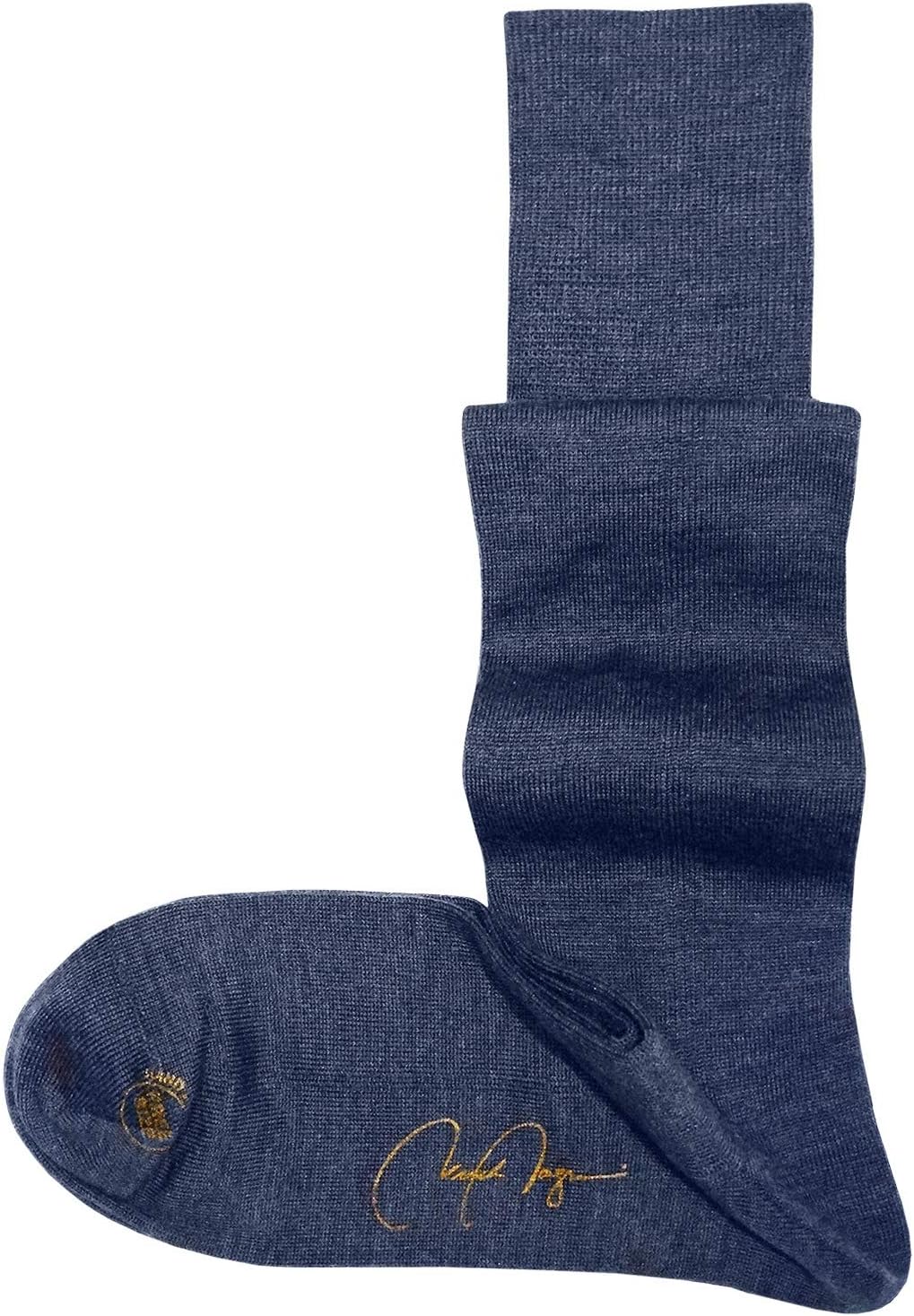 VK Nagrani Full-Calf Solid Color Cashmere Dress Socks 3-Pack Luxury Mens Socks