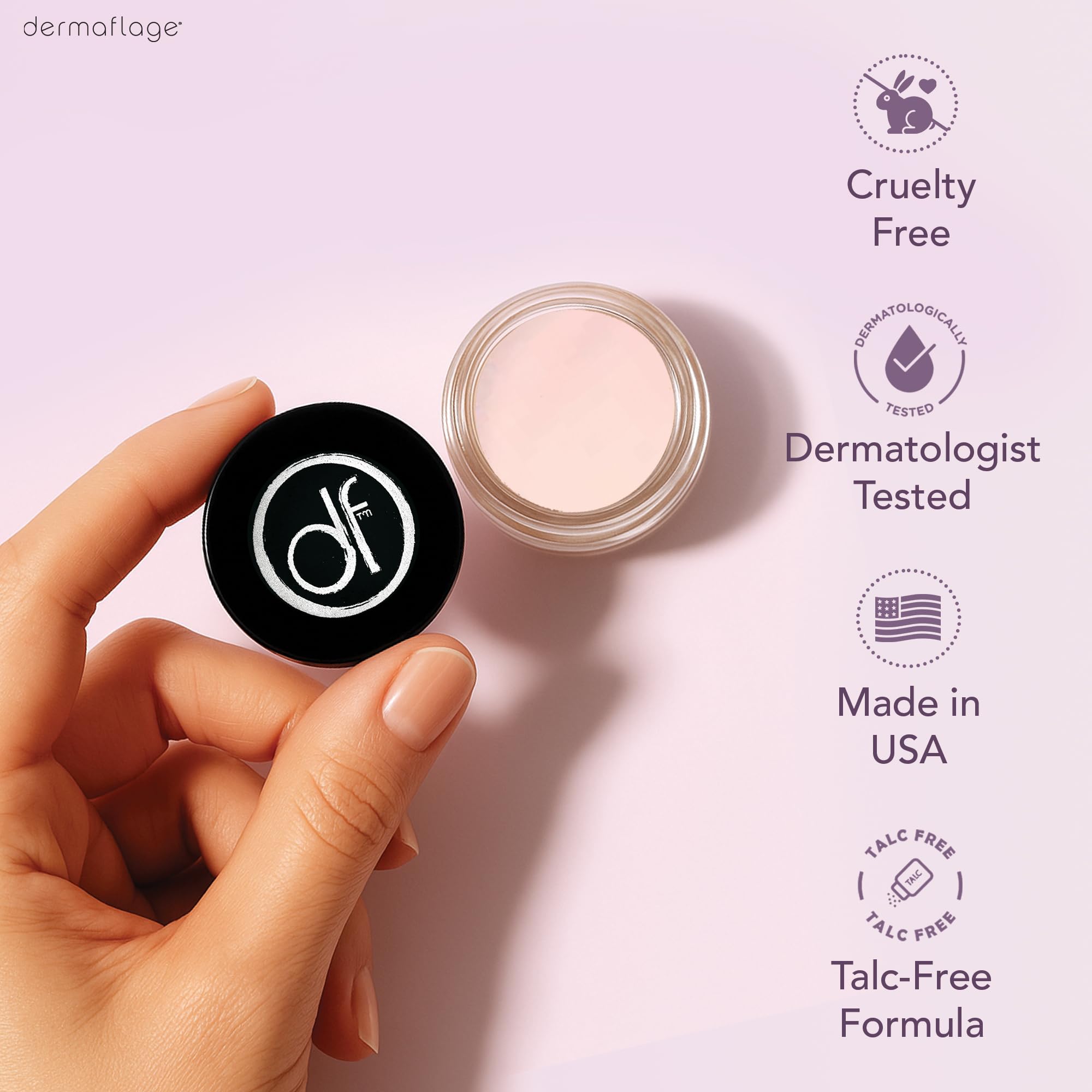 Dermaflage Waterproof Concealer Cream (Porcelain), Concealer Full Coverage, Matte Finish for Face & Body, Hides Dark Circles - Image 4