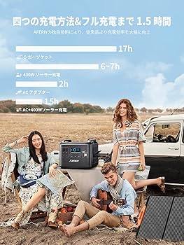 Amazon.co.jp: AFERIY ポータブル電源 624000mAh/1997Wh 大容量