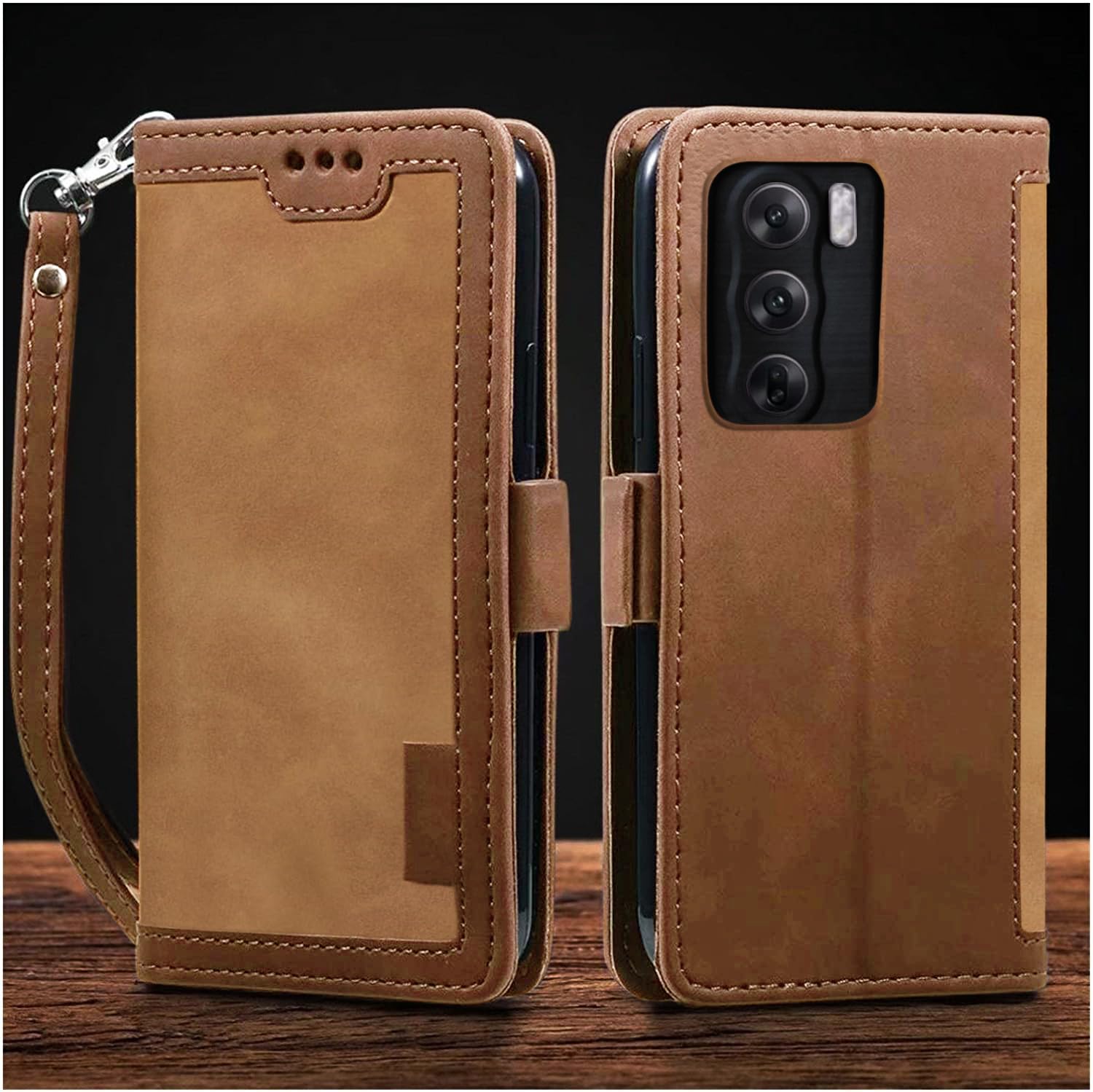 Excelsior Premium PU Leather Wallet flip case Cover with | Card and Cash Slot | 360 Full Body Protection for Oppo Reno 12 | 12 Pro 5G (Coffee) (B0DGGXC1LR) Amazon Price History, Amazon Price Tracker