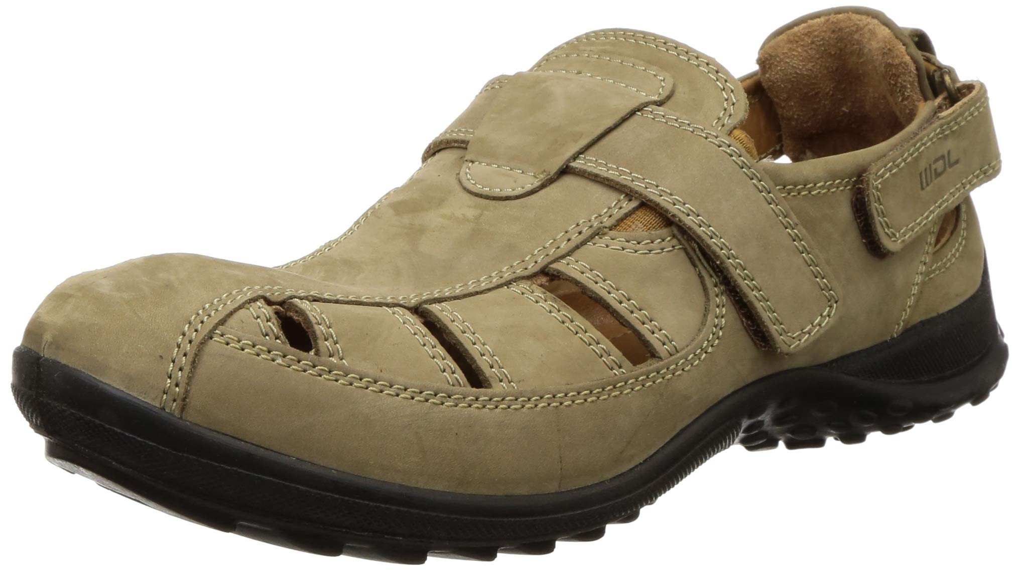 WoodlandMen Khaki Closed Toe Sandal