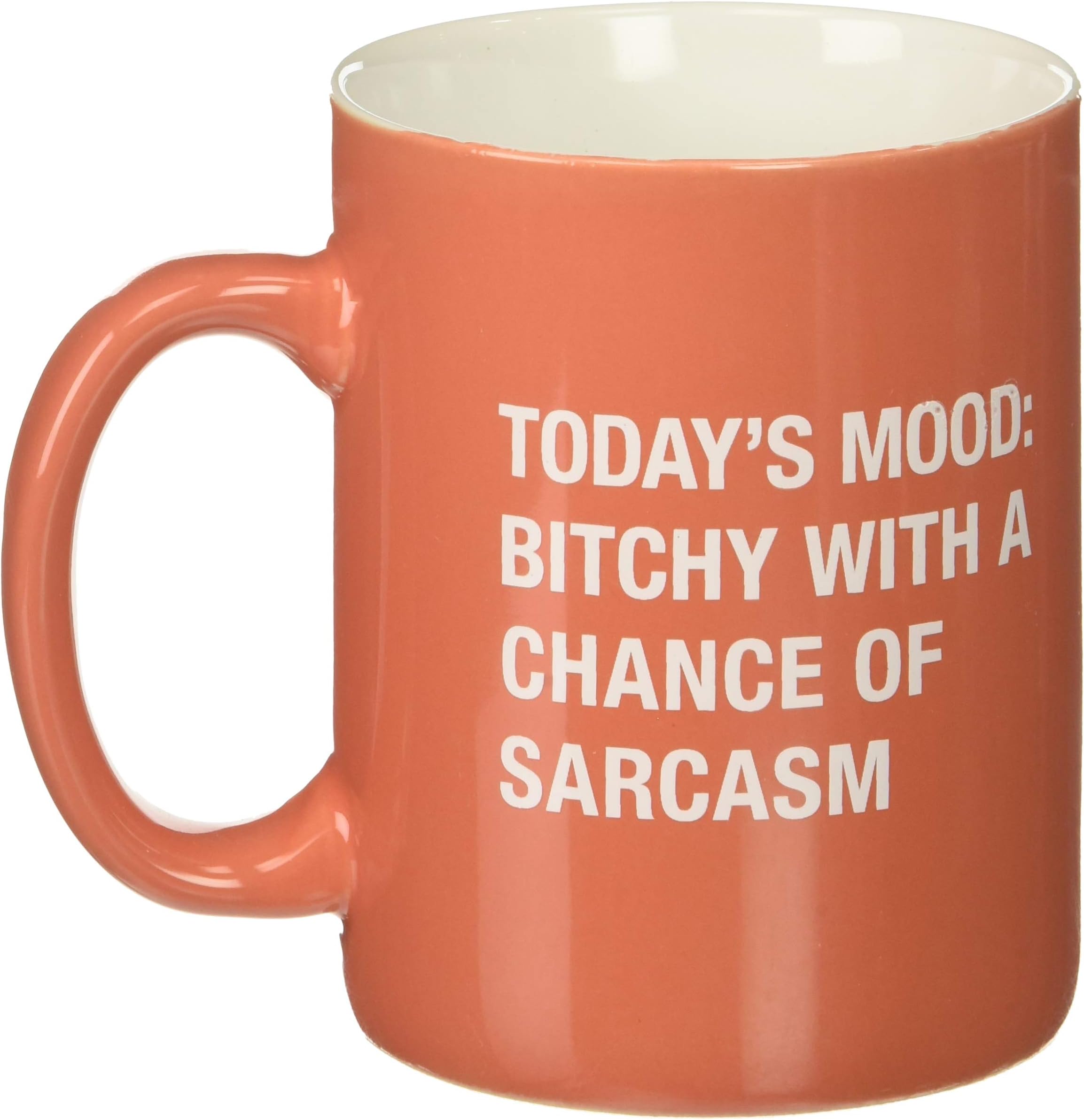 About Face designs Today's Mood: Bitchy With A Chance Of Sarcasm 13.5oz Coffee Mug