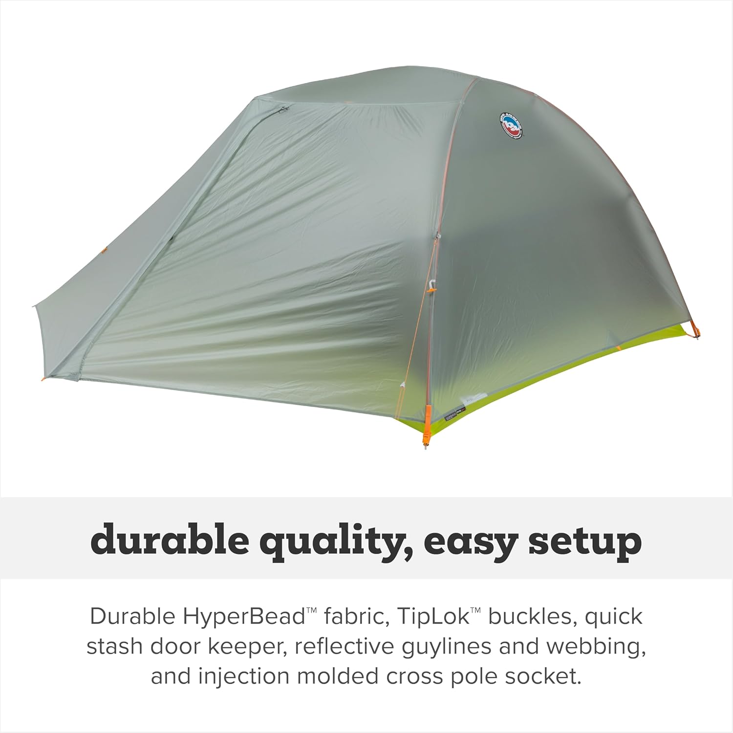 Big Agnes Tiger Wall UL - Ultralight Backpacking Tent, 3-Season Semi-Freestanding Side-Entry Shelter for Camping & Backpacking -1, 2, & 3 Person