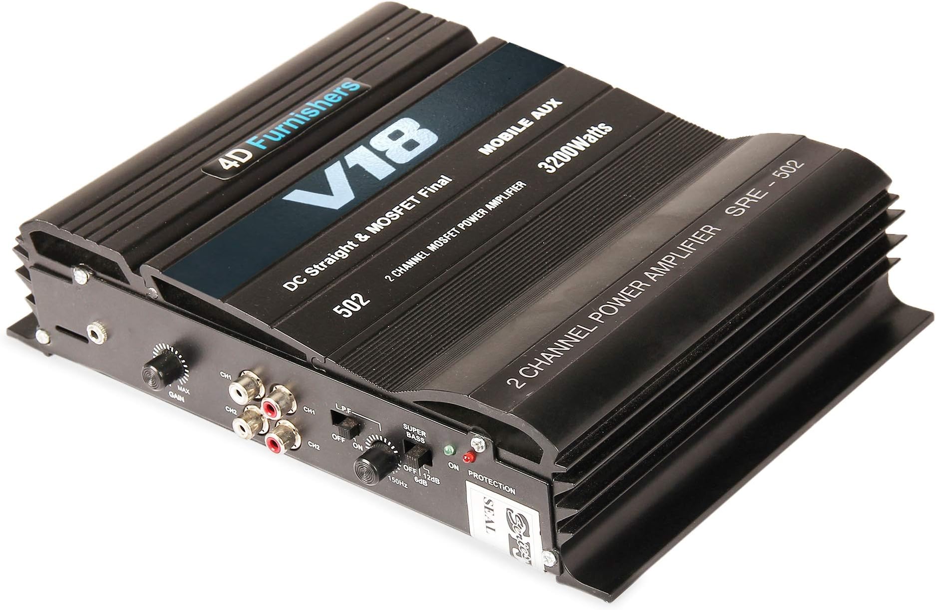 4D Furnishers Car Amplifier - 2/1 Channel