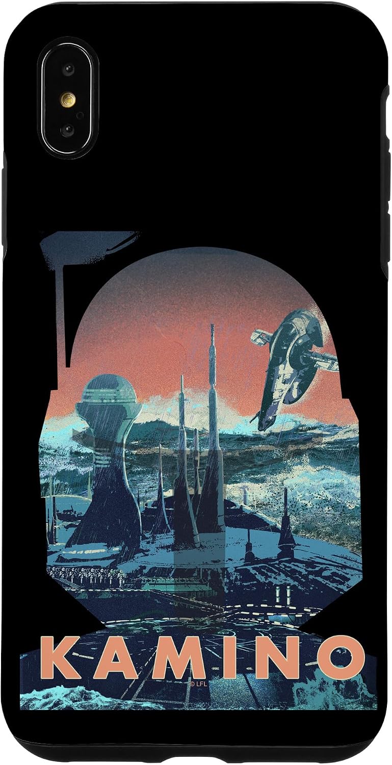 iPhone 14 Star Wars Kamino Boba Fett Silhouette Fill Case