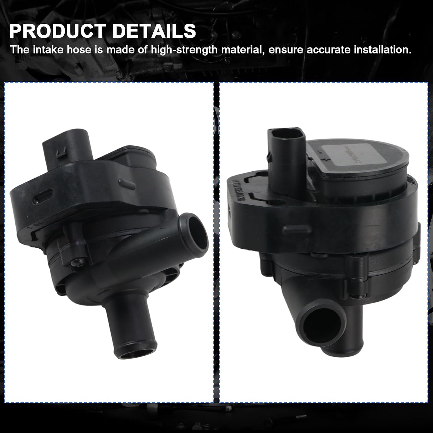 MUNIK 2118350264 Engine Auxiliary Water Pump Compatible with Mercedes Benz C300 CLS550 E320 E550 GL450 G63 AMG C350 CLA200 CLS400 Replace# 1718350064 1978350064 2048350364 2115060000