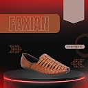 FAXIAN Men's Tan Synthetic Slip_On Comfortable/Attractive & Ethnic Nagra Juttis & Mojaris 06 (UK/India) (2015) gallery image