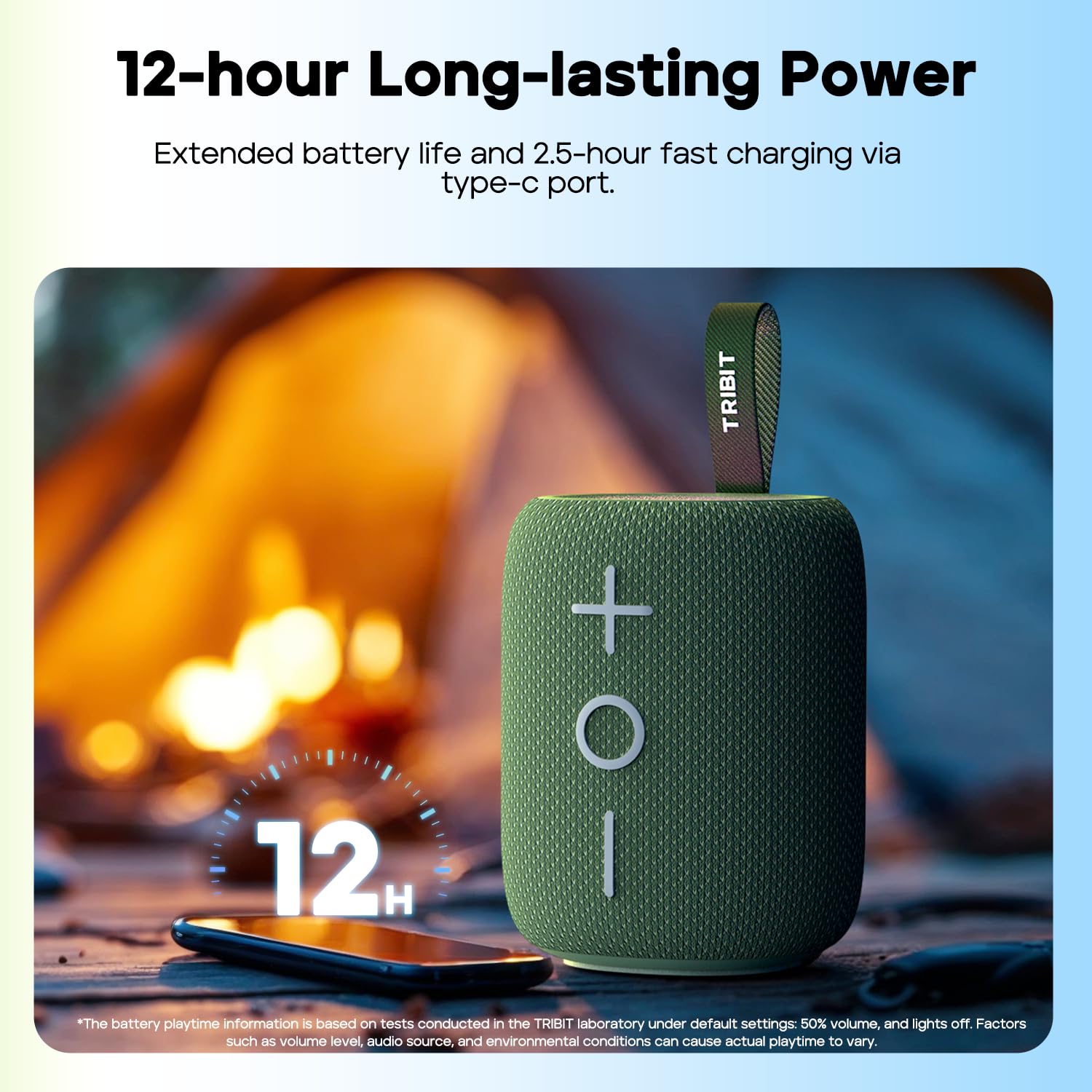 Tribit StormBox Mini+ głośnik Bluetooth 12 W, dźwięk przestrzenny 360°, czas odtwarzania 12 godzin, Bluetooth 5.4, IPX7, lampy RGB, połączenie TWS, typ C, obsługuje AAC/SBC, przenośny w domu/na