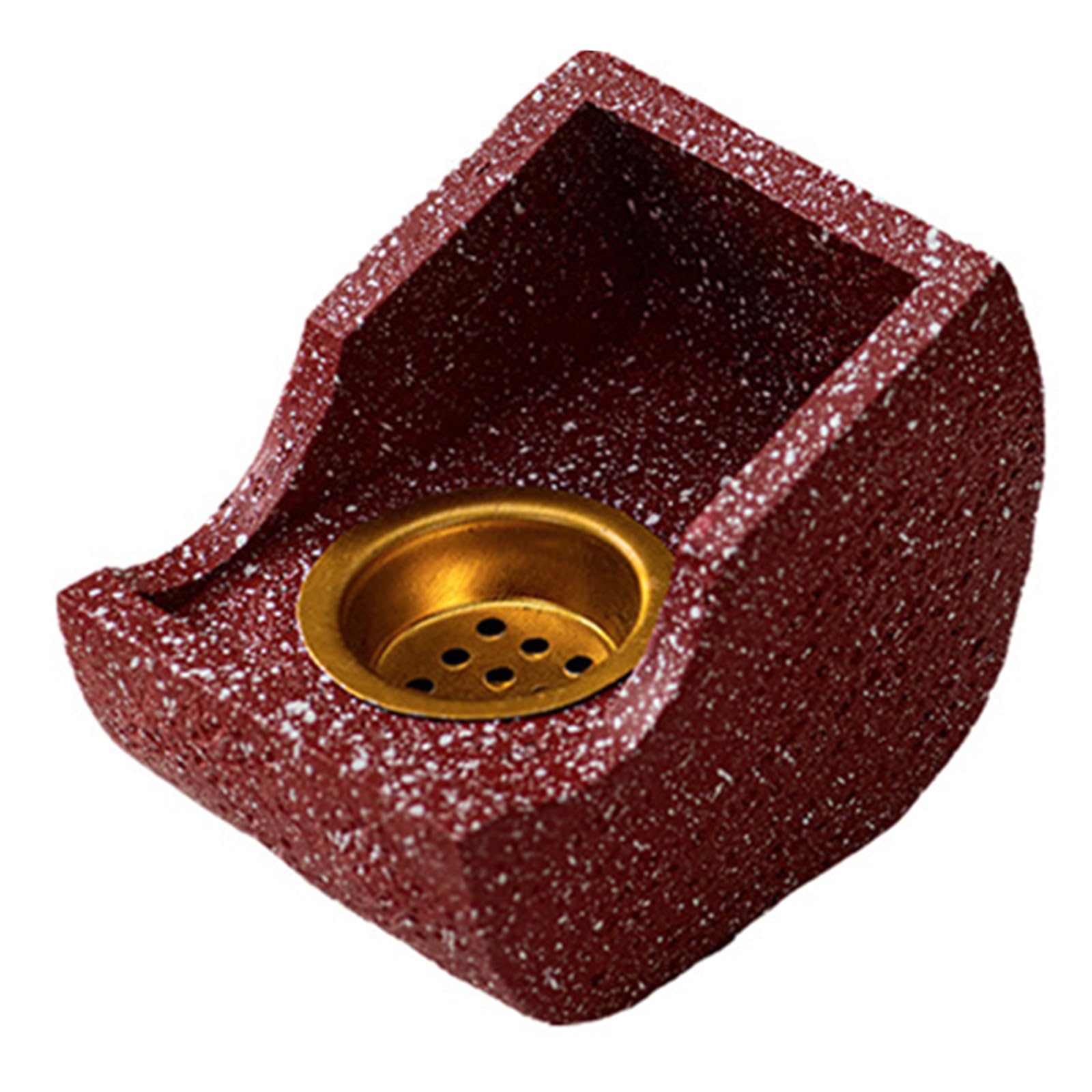 Tsophreniq Arab Incenses Burners for Meditations and Home Fragrances Diffuser Resins Bows Shape Metal Burners Ashes Tray Incenses