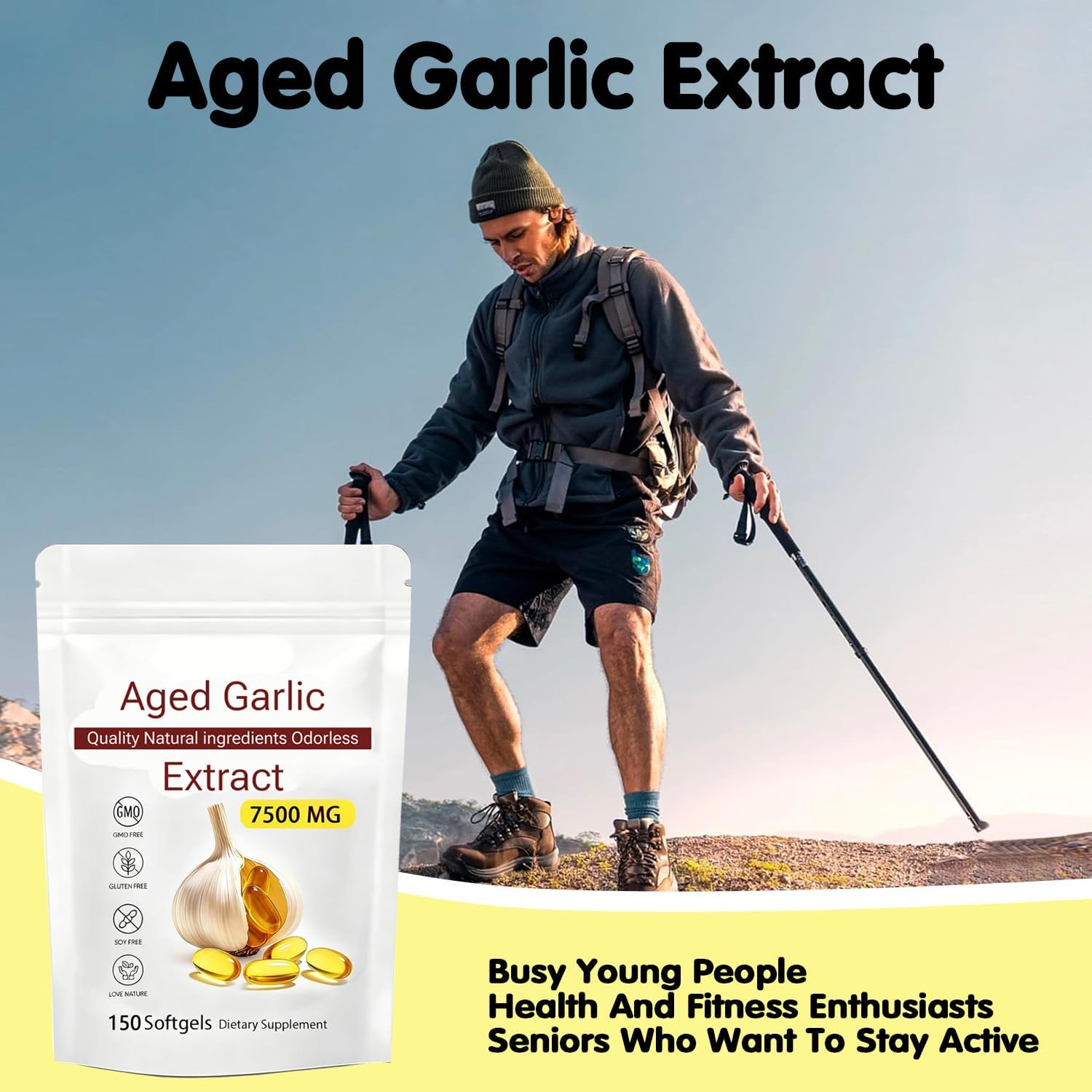 Aged Garlic Extract - 7500mg Odorless (150) - Image 6