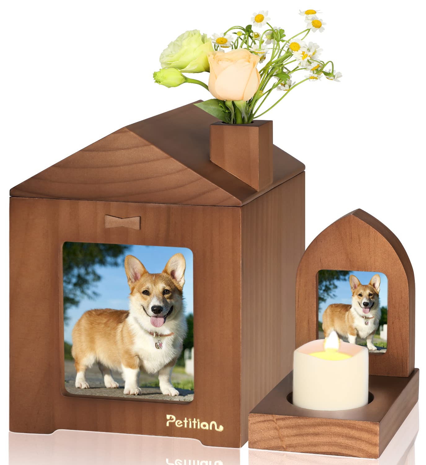 Amazon.com: Petitian Pet Memorial Urn 