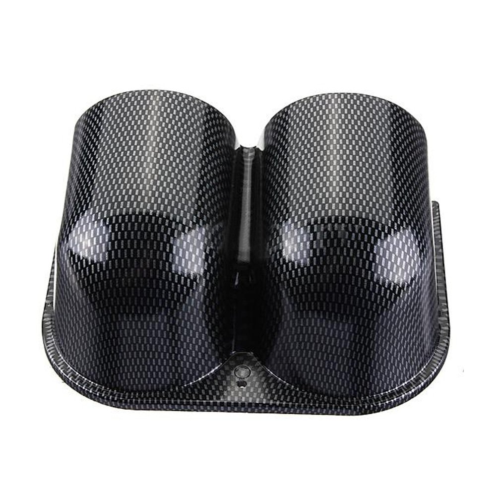 E Support Fibra di Carbonio 12V Auto Motore 2" 52mm Universale Doppio Foro Portacialde Calibro Supporto Calibro Cruscotto Automobile Manometro Porta