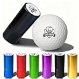 Lihome Golf Ball Stamp Personalized - Durable Waterproof Reusable Ink Stamper, Custom Golf Gift for Men, Dad, Retirement, Father's Day, Birthday & Christmas