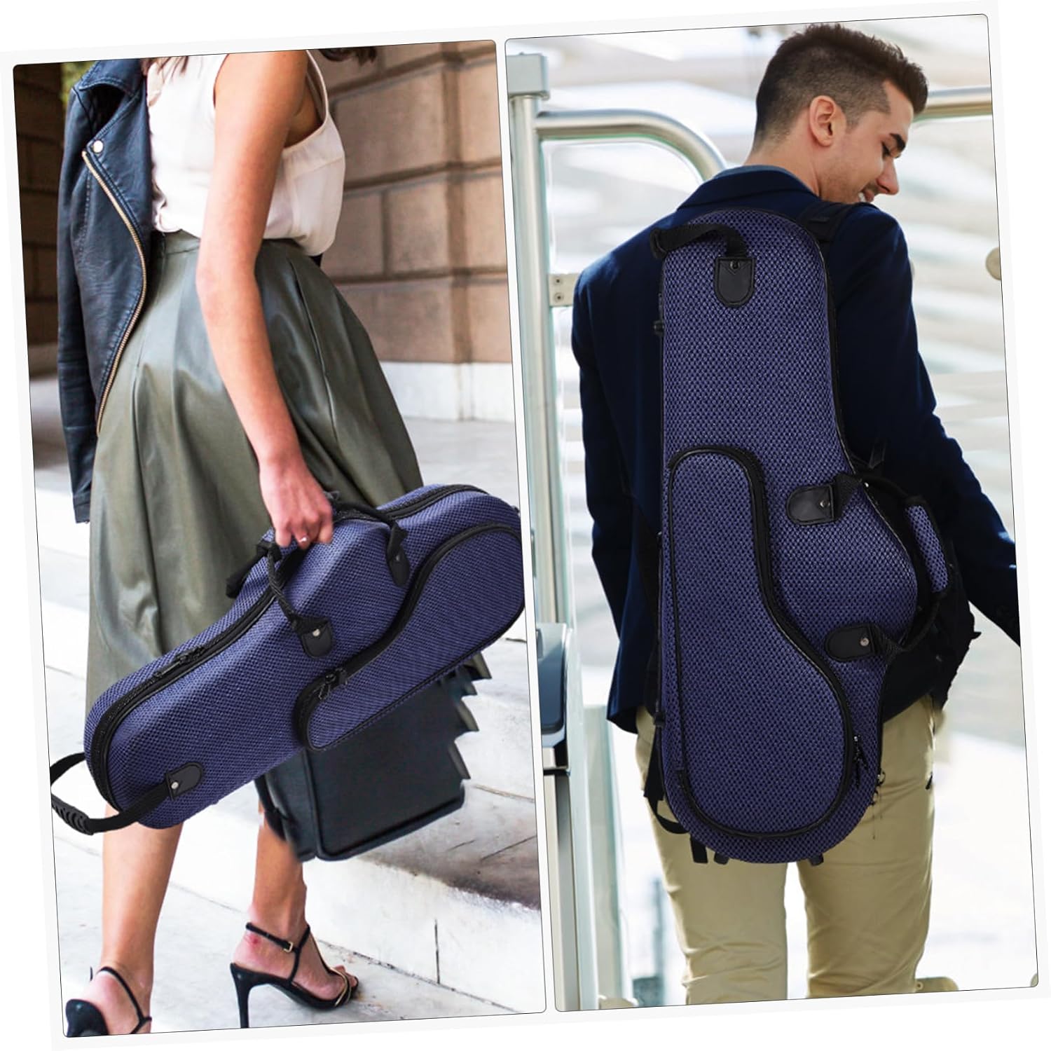 Totority Alto Saxophone Bag Sax Case Gig Bag Accessories Smooth Zipper and Straps