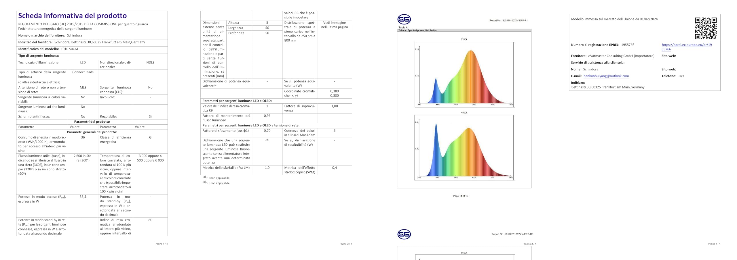 Lampada Da Soffitto YOODI 6 Luci - Plafoniera Moderna Metallo E Legno - Foto 9