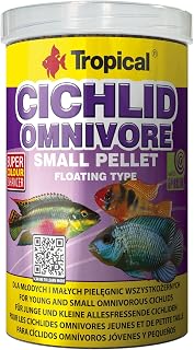 Ração Para Peixes Cichlid Omnivore Small Pellet 90g Tropical Tropical para Peixes