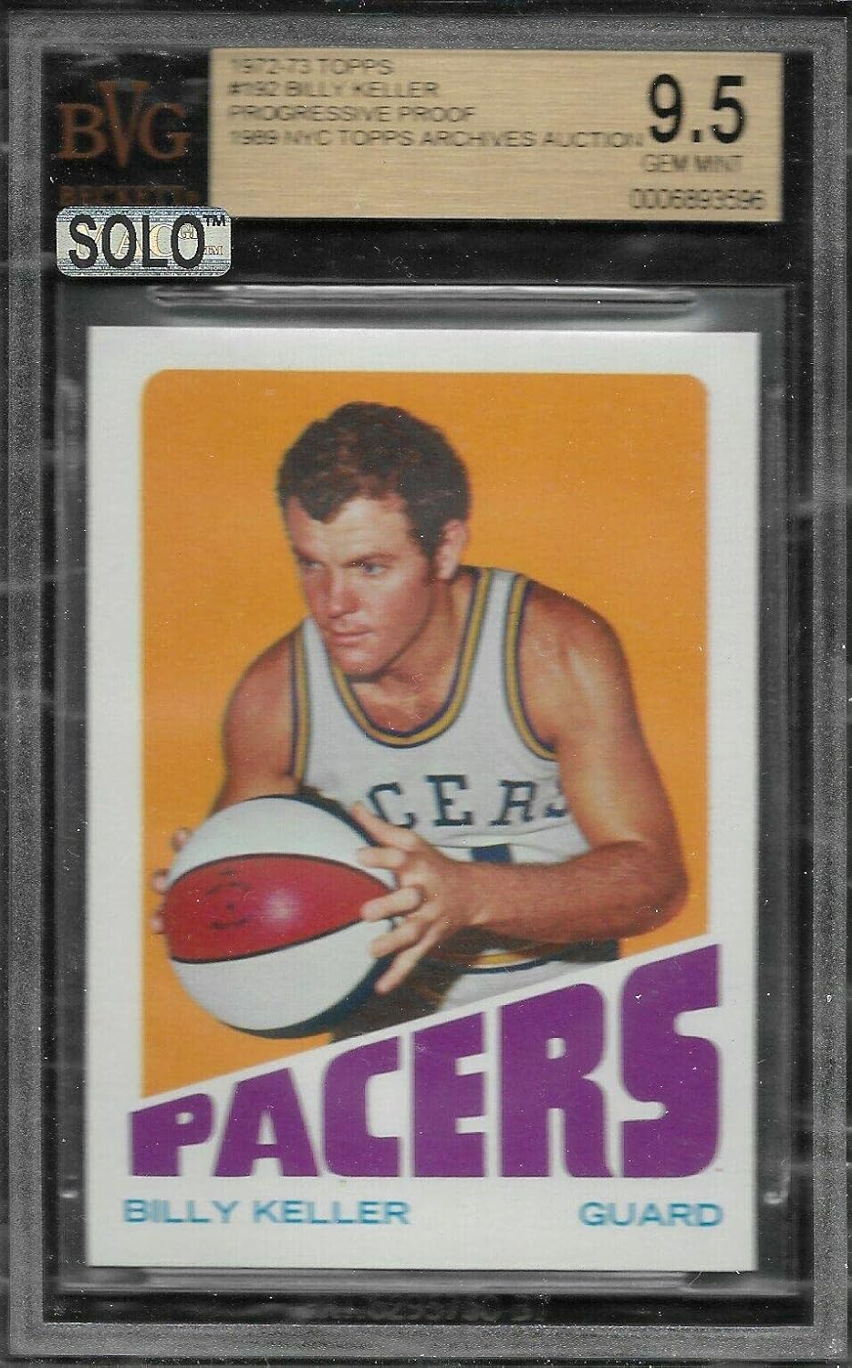 1972 Topps Basketball #192 Billy Keller Progressive Proof Run Bvg 7 Card Lot - Unsigned Basketball Cards