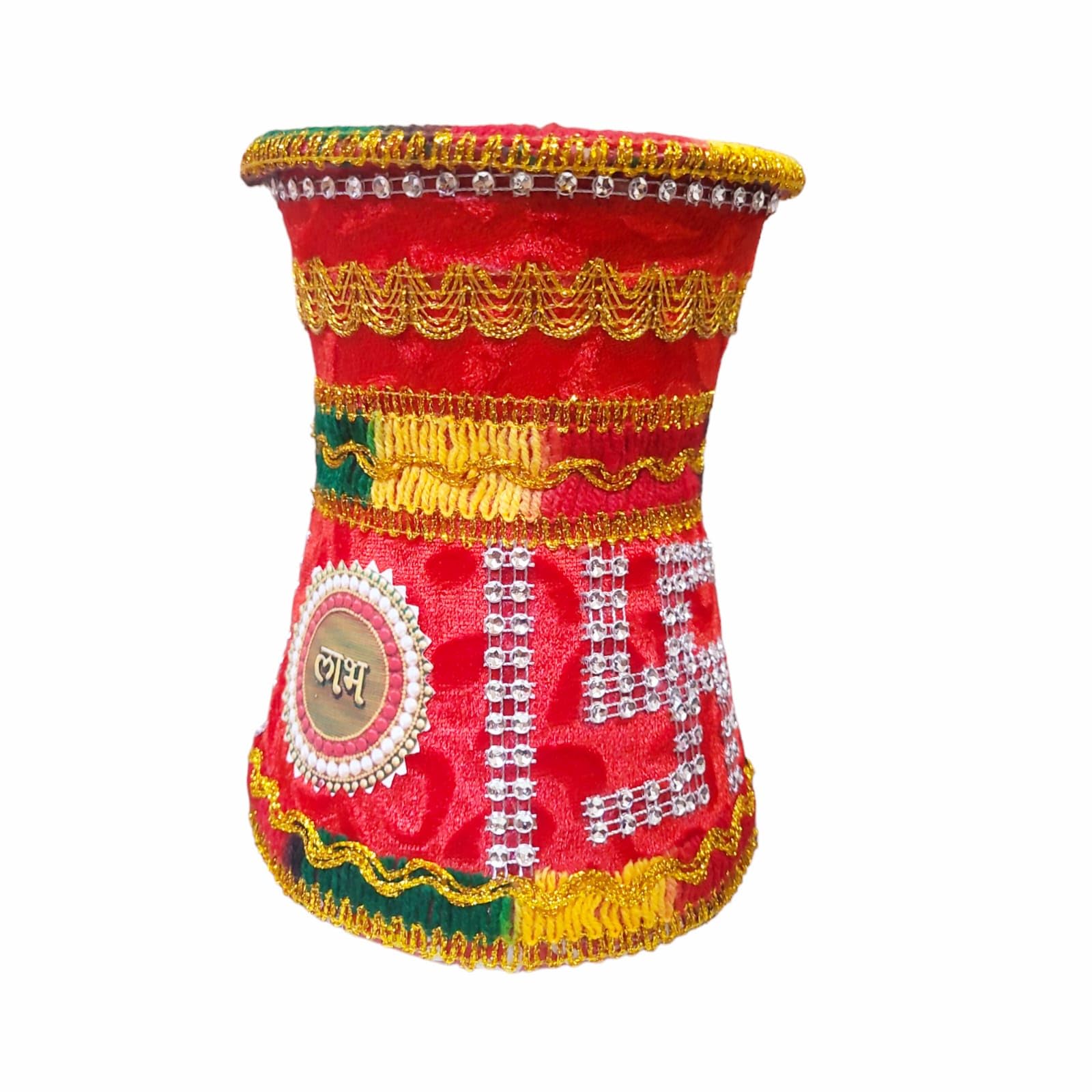 Bani Thani® Original Stainless Steel Griha Pravesh Decorative Kalash, Payali (पायाली), Maap, Empty Rice Pot for Bride Entry at Home, Decorative Payali-image-8