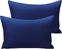 Vista 32 de NTBAY Juego de 2 fundas de almohada con cremallera para niños pequeños, fundas de almohada de microfibra cepillada 100% de 13x18 pulgadas, súper