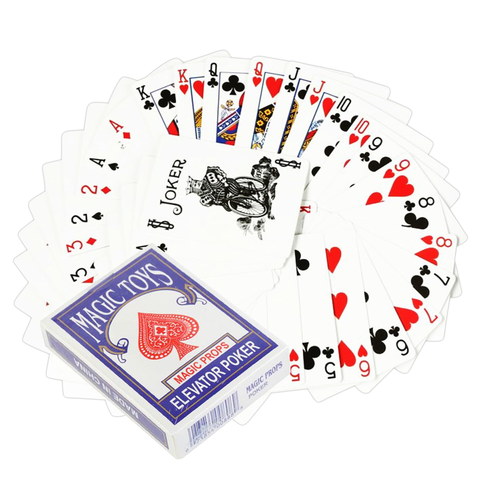 Magiczne karty | Talie pokerowe dla czarodziejów, akcesoria do sztuczek z bliska na pokazach, spotkaniach i pokazach ulicznych lub scenicznych