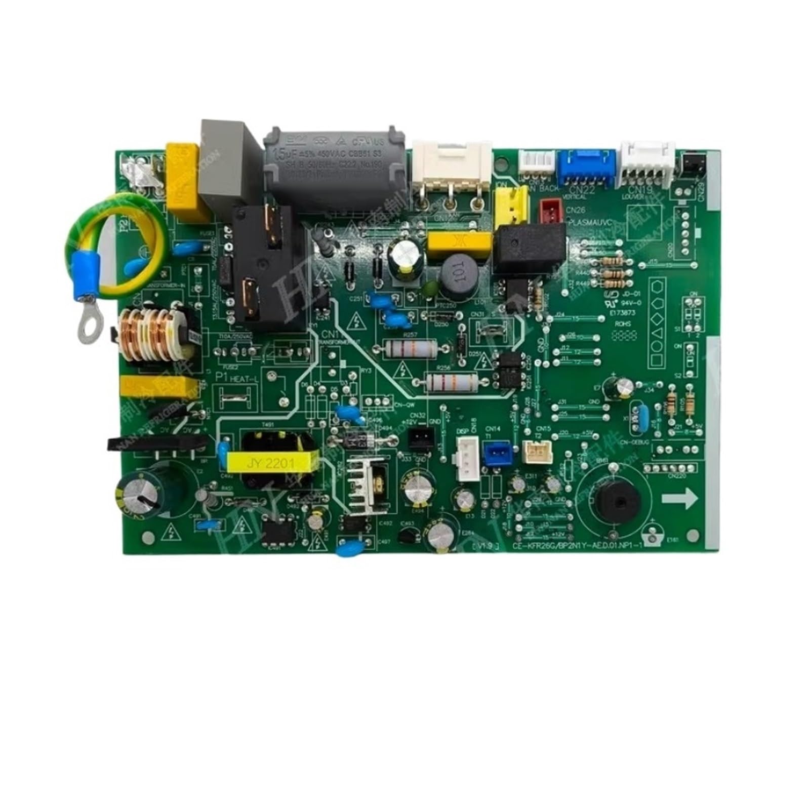 Fkymx Green Board Compatible For Luxor，Air Conditioning Control Board Ce-Kfr26g/Bp2n1y-Ae 17122000016838(Green Board)