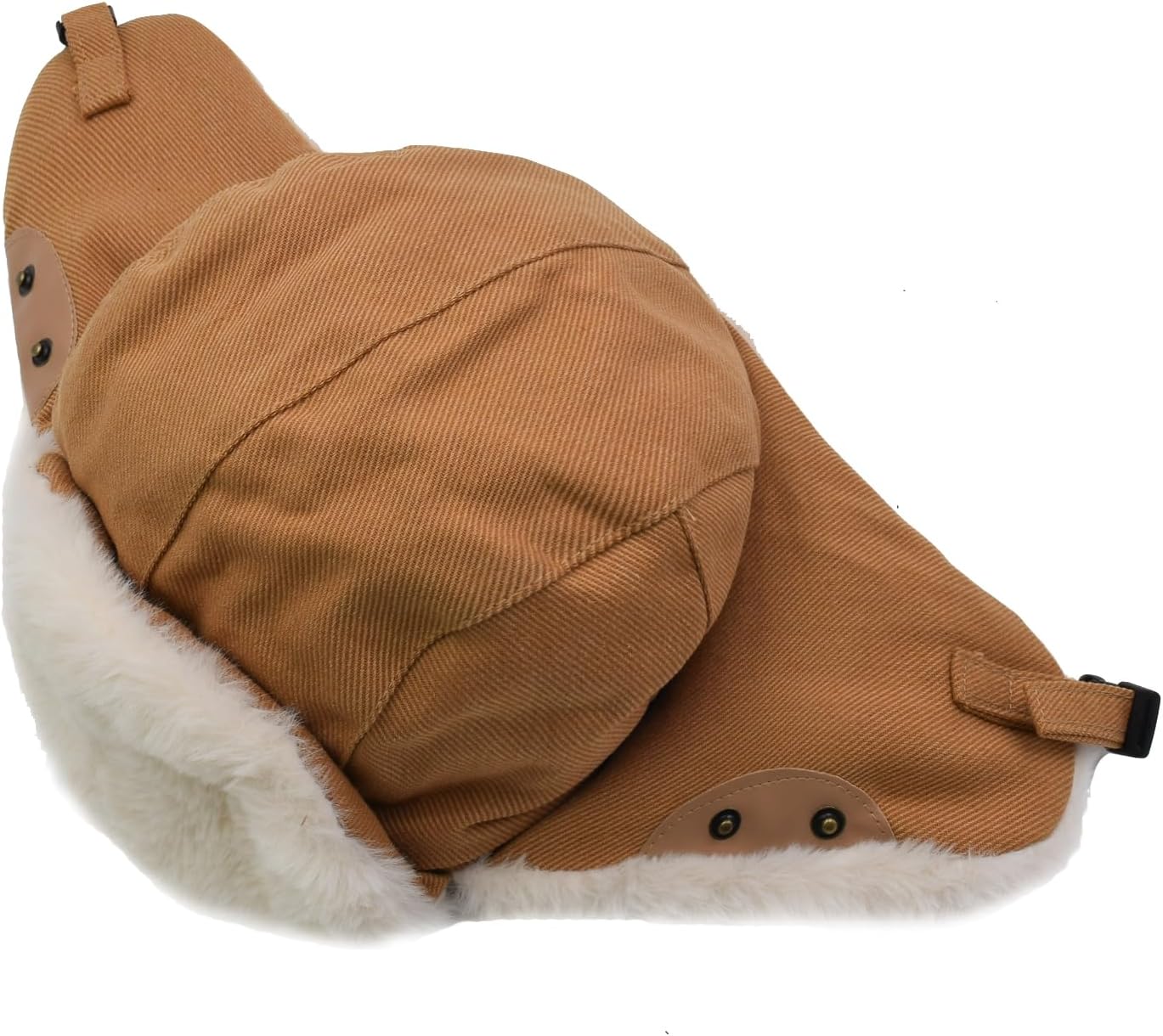 Ushanka Trapper Hat for Women Men with Faux Fur Outdoor Winter Aviator Hat - Image 5